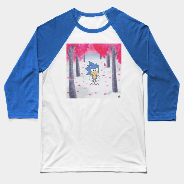 Sonic Mania - Press Garden Zone 2 Baseball T-Shirt by aliyahart